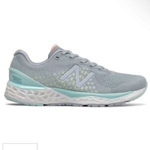 NB 11.5 Fresh Foam 880v10 Light Gray Teal Running Sneakers Athletic Shoes